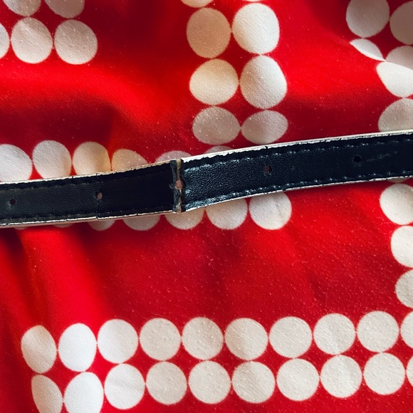 Pink Owl red shift dress with white chevron pattern. Size Small. Used condition. - Picture 6 of 6